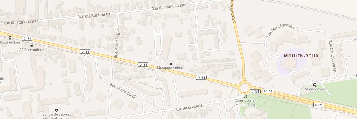 Plan du 89B Av Charles de Gaulle à Laon