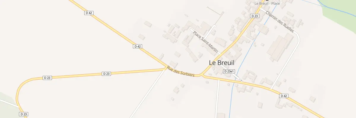 Plan du 26 Rue des Sorbiers au Breuil