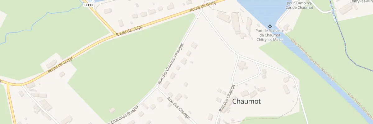 Plan du 24 Rue des Chaumes Rouges à Chaumot