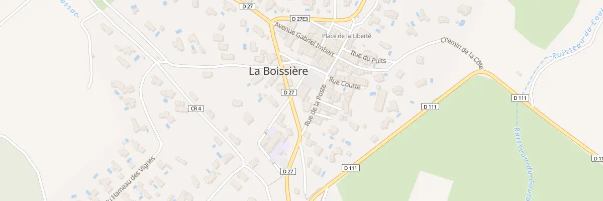 Plan du 2 Pl Hippolyte Negrou à La Boissière