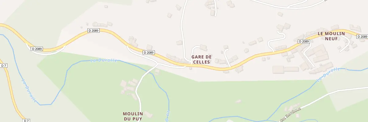 Plan du 19 Rte de Saint Etienne à Celles-sur-Durolle