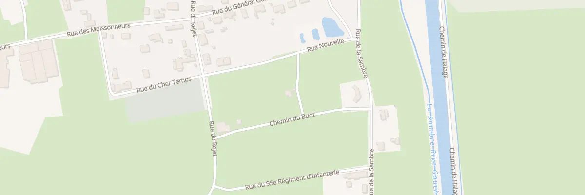 Plan du 3 Che du Buot à Catillon-sur-Sambre
