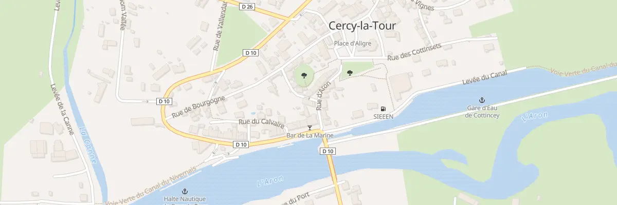 Plan du 1 Rue Jean Bienvenu à Cercy-la-Tour