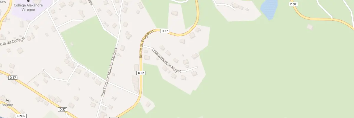 Plan du 3 Lot Le Mayet à Olliergues