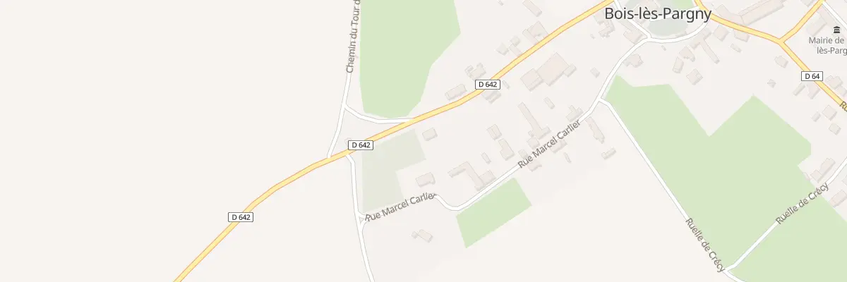 Plan du 9 Rue du Pré à Bois-lès-Pargny
