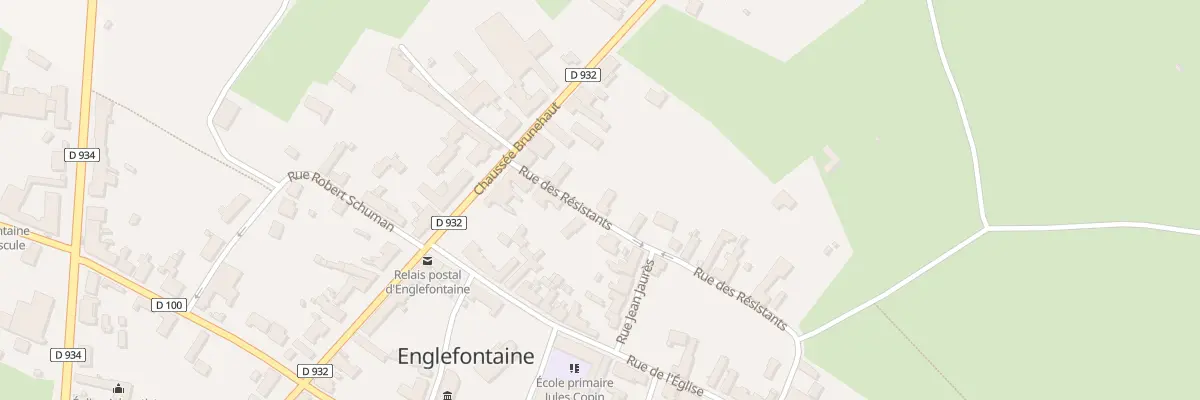 Plan du 5 Rue des Resistants à Englefontaine