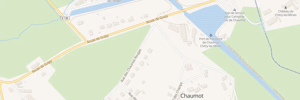 Plan du 197 Le Bourg à Chaumot