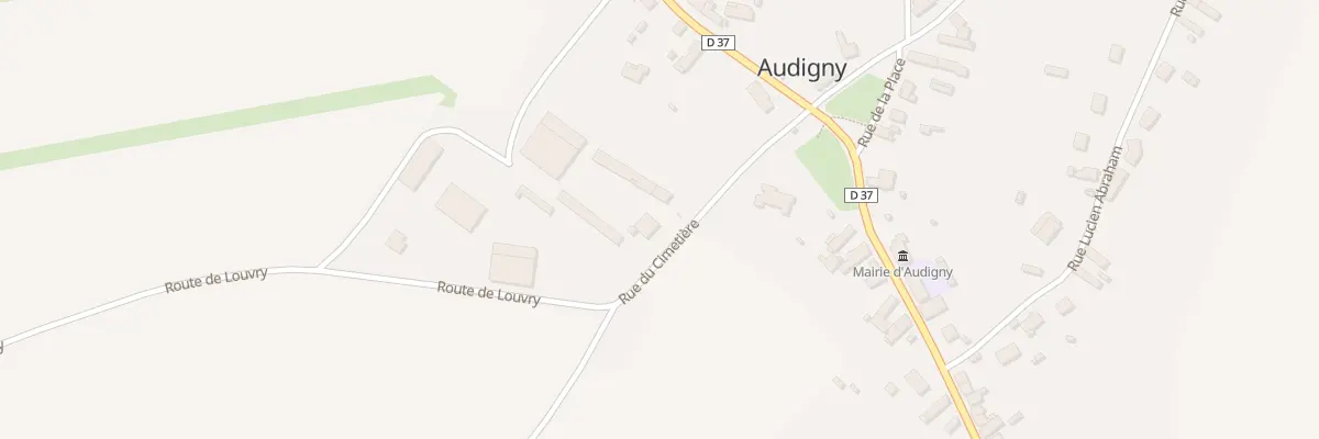 Plan du 122 Rue du Cimetiere à Audigny