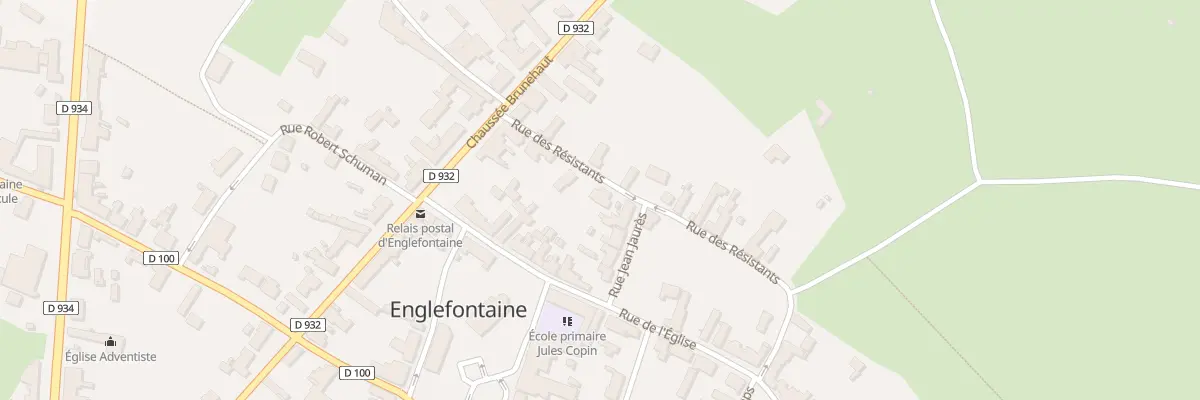 Plan du 6 Rue des Resistants à Englefontaine
