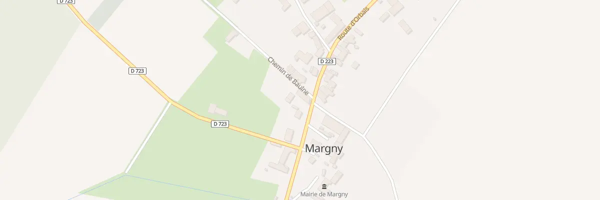 Plan du 5 Rte d’Orbais à Margny