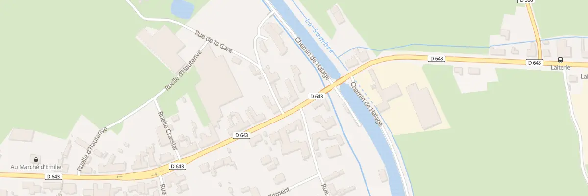 Plan du 67 Rte Nationale à Catillon-sur-Sambre