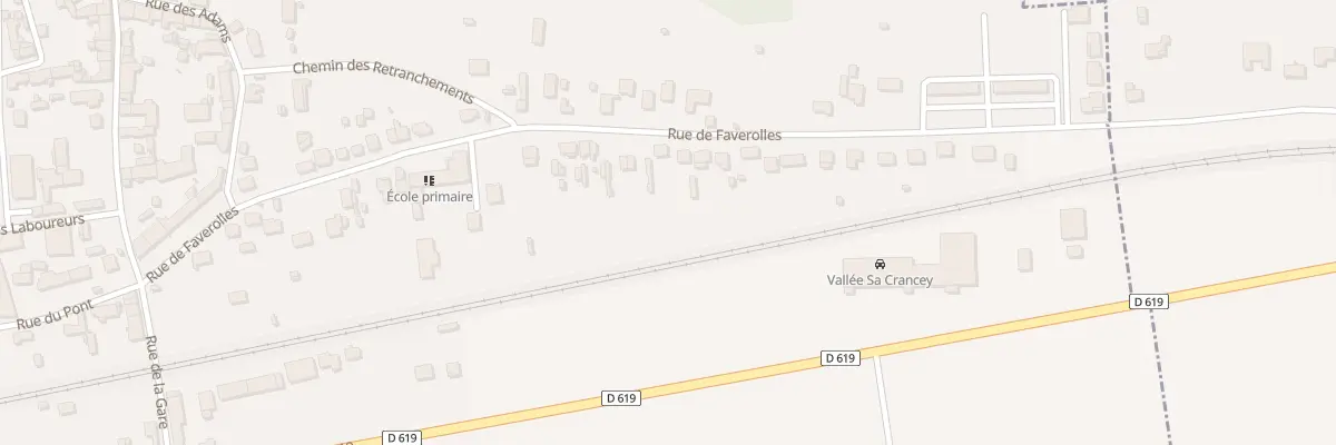 Plan du 46 Rue de Faverolles à Crancey