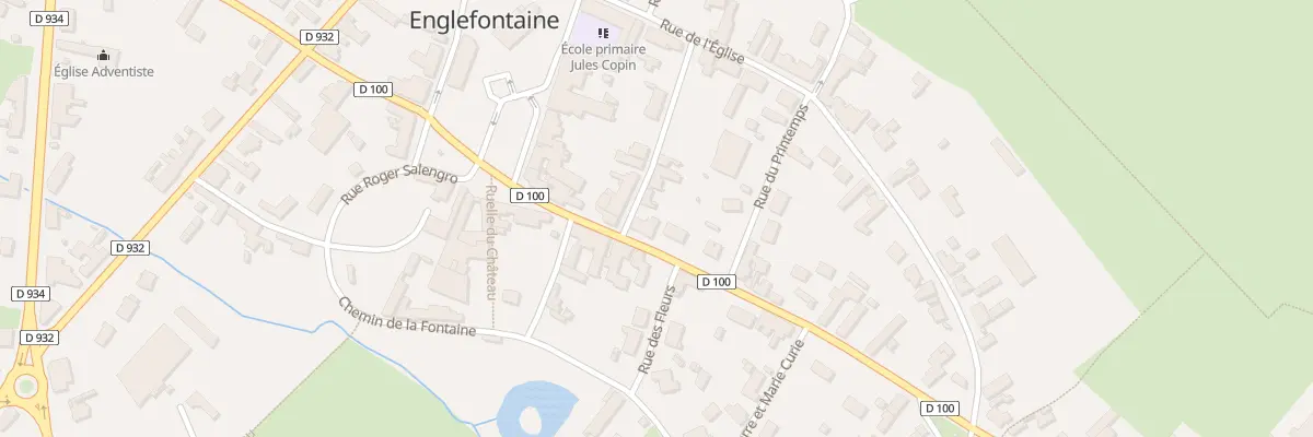 Plan du 5 Rue du Marechal Leclerc à Englefontaine
