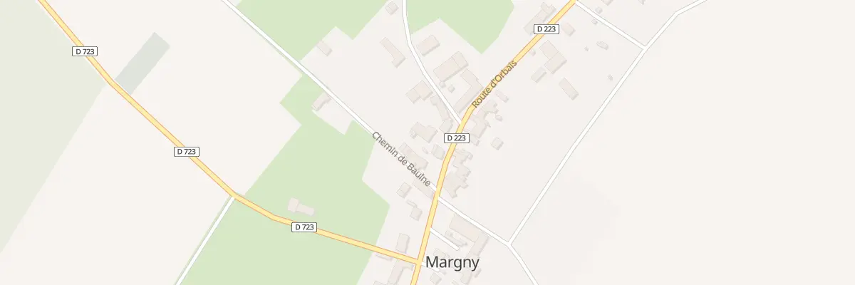 Plan du 9 Rte d’Orbais à Margny