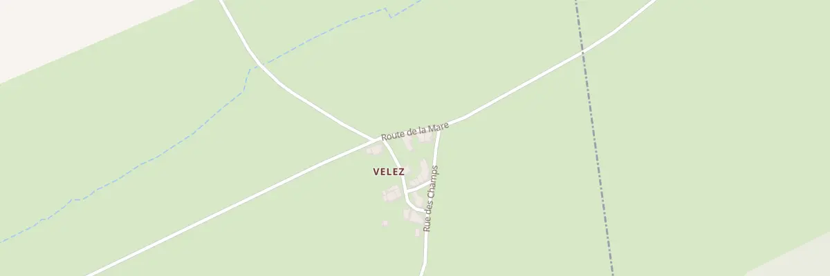 Plan du 3 Rte de la Mare à Flez-Cuzy