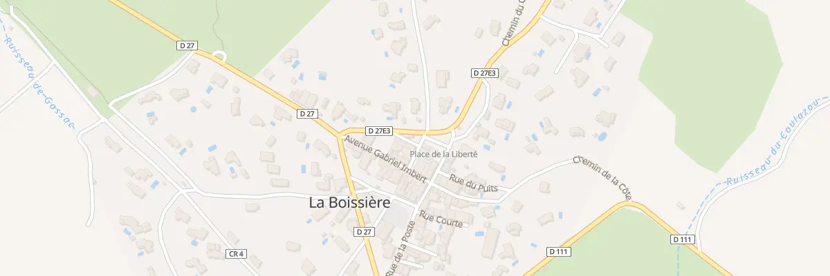 Plan du 5004 Rue de la Bergerie à La Boissière