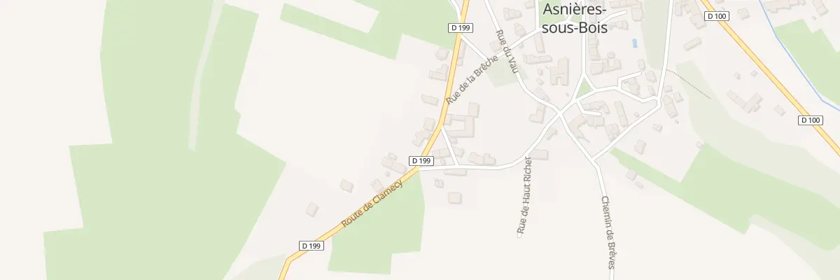 Plan du 38 Rte de Clamecy à Asnières-sous-Bois