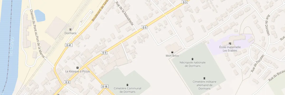 Plan du 20 Rue du Docteur Moret à Dormans
