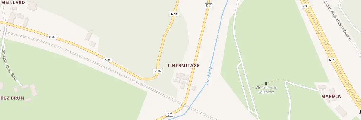 Plan du 32 Rte du Breuil à Saint-Prix