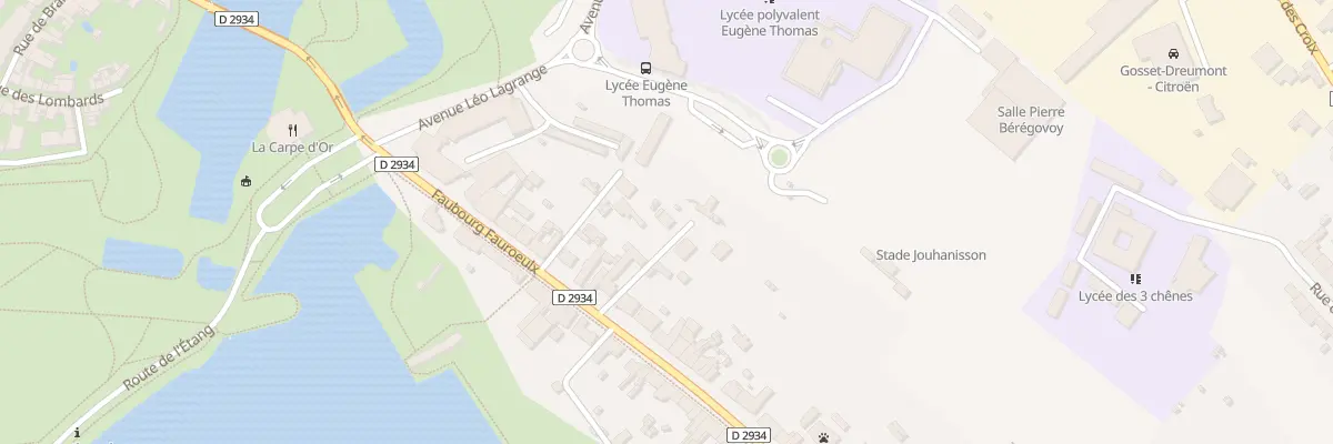 Plan du 3B All des Erables au Quesnoy