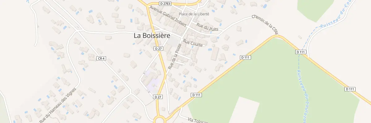 Plan du 5 Imp du Micocoulier à La Boissière