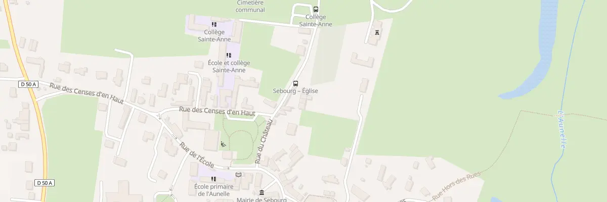 Plan du 8 Rue du Chateau à Sebourg