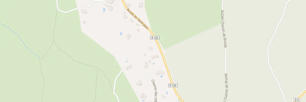 Plan du 9 Rte de St Jean de Bueges à Causse-de-la-Selle