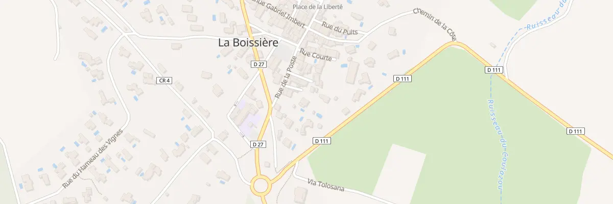 Plan du 4 Imp du Laurier à La Boissière