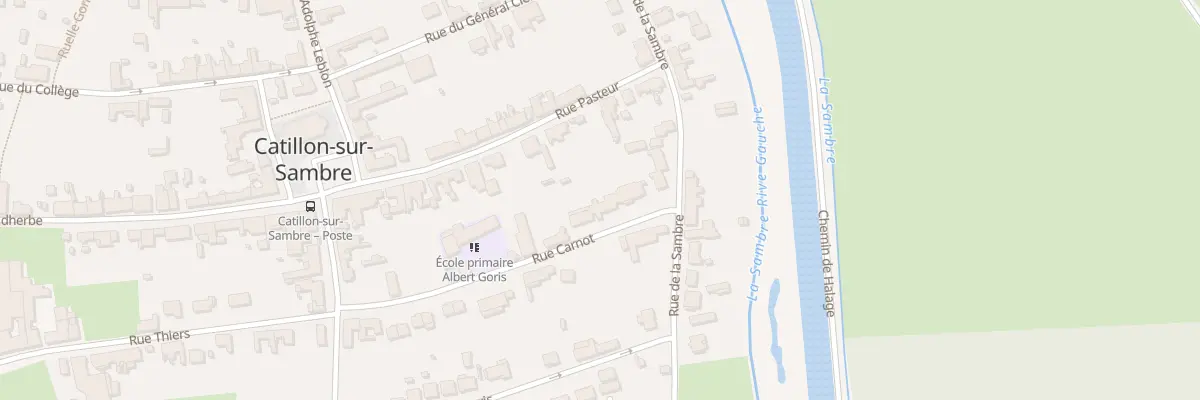 Plan du 11 Rue Carnot à Catillon-sur-Sambre