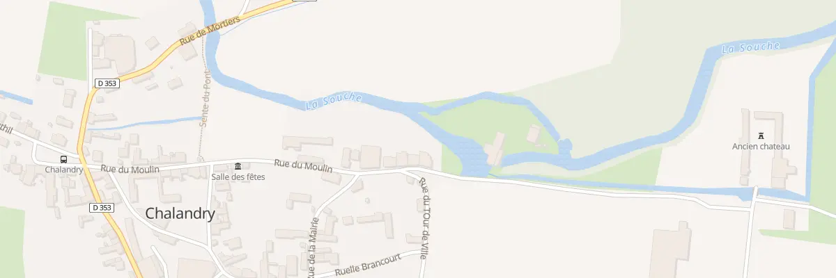 Plan du 22 Rue du Moulin à Chalandry