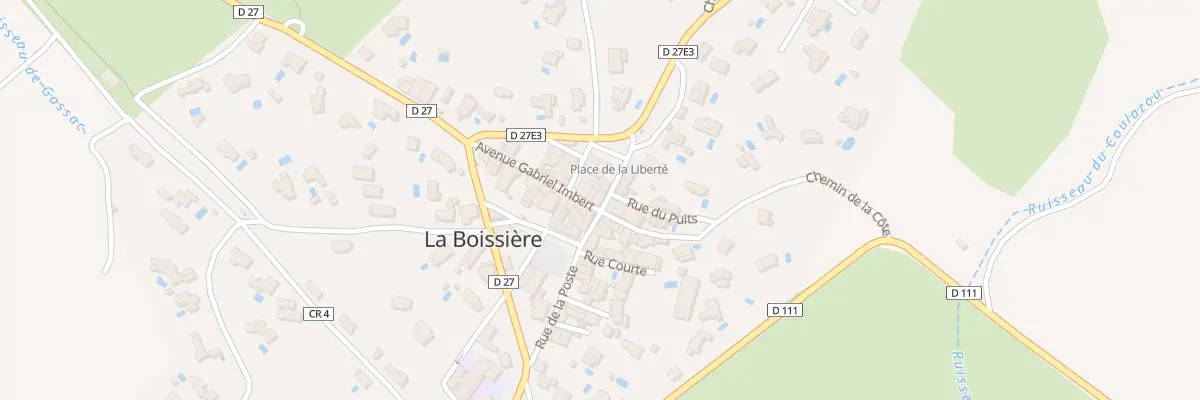 Plan du 7 Av Gabriel Imbert à La Boissière