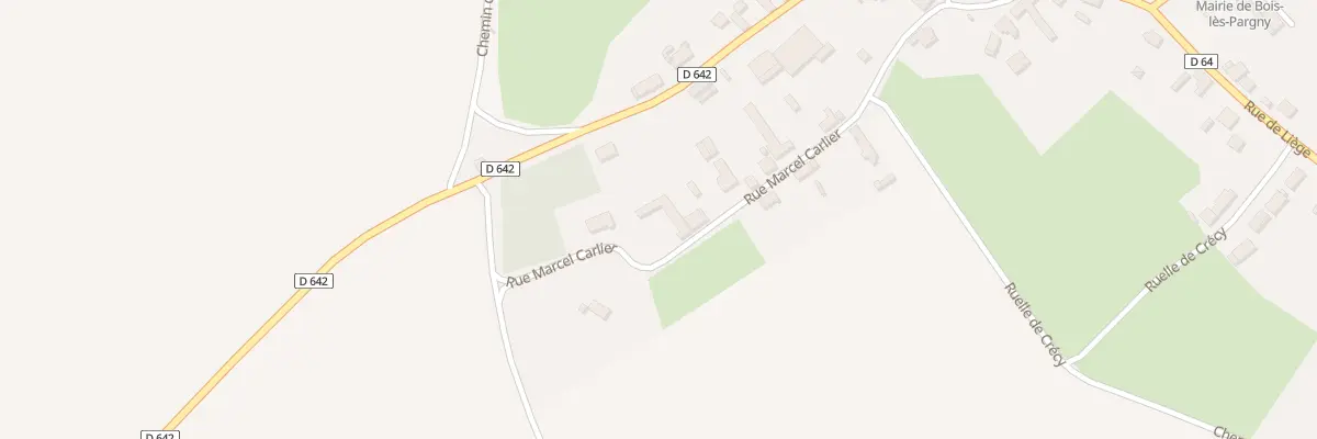 Plan du 14 Rue Marcel Carlier à Bois-lès-Pargny