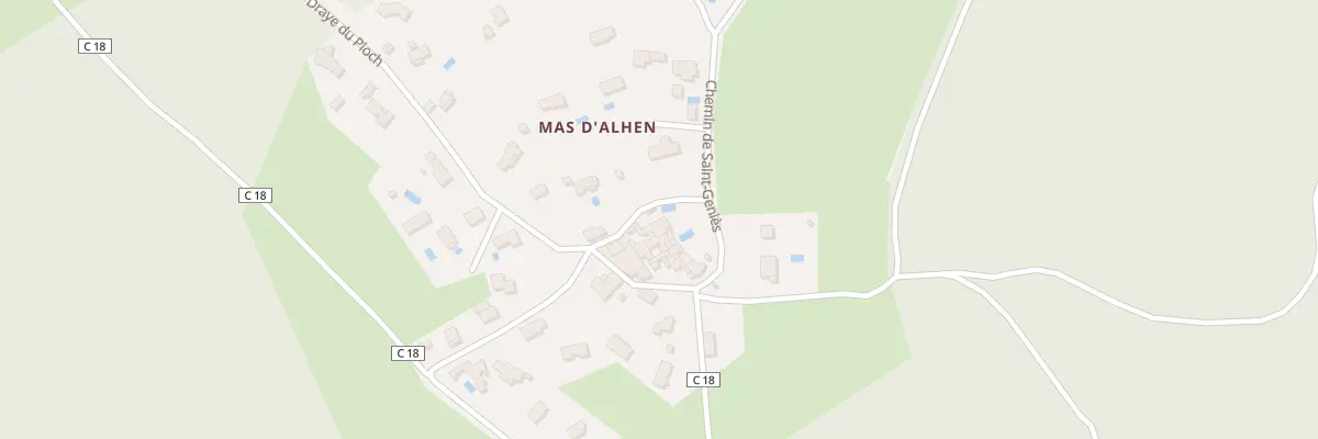 Plan du 5106 Mas d’Alhen à La Boissière