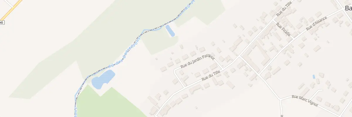 Plan du 8 Rue du Jardin Pacquot à Barenton-Bugny