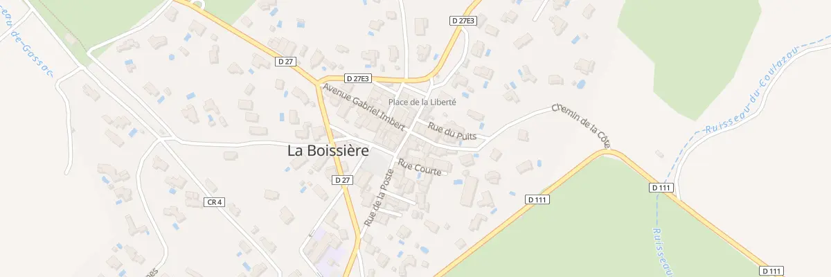 Plan du 2 Av Marius Redonnel à La Boissière