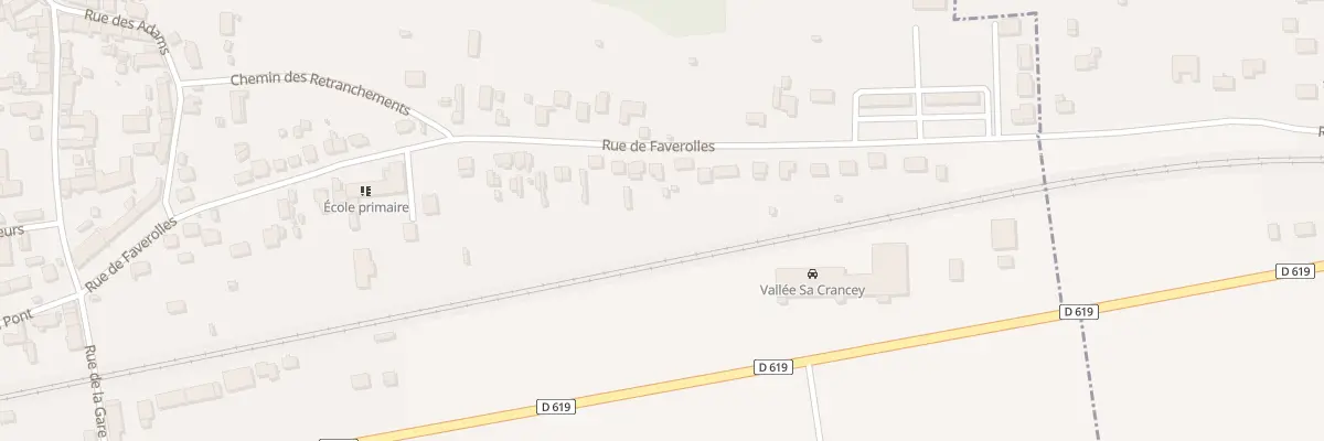 Plan du 52 Rue de Faverolles à Crancey