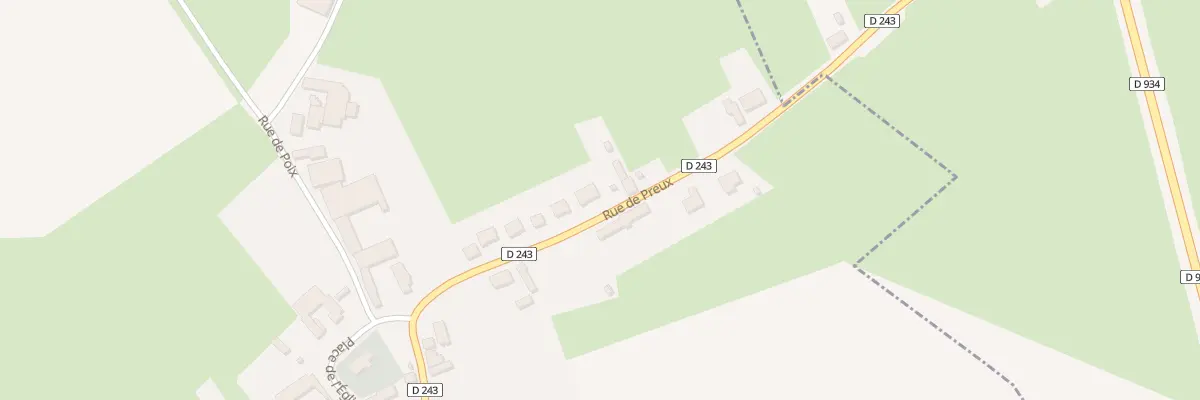 Plan du 3F Rue de Preux à Robersart