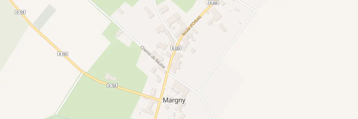 Plan du 8 Rte d’Orbais à Margny