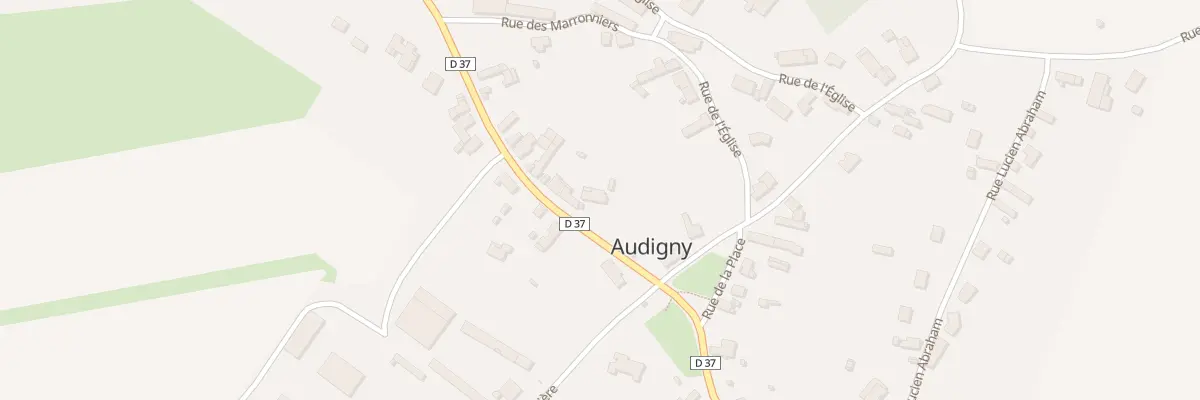 Plan du 68 Rue Ernest Lesage à Audigny