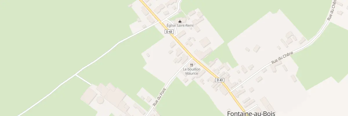 Plan du 3 Rue de Bousies à Fontaine-au-Bois