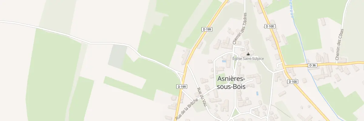 Plan du 16 Rte de Clamecy à Asnières-sous-Bois
