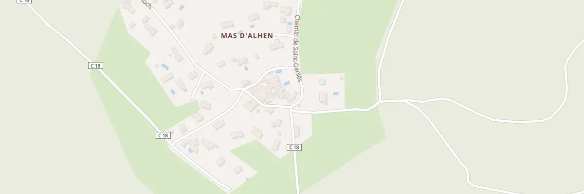 Plan du 1 Che de Saint-Geniès à La Boissière
