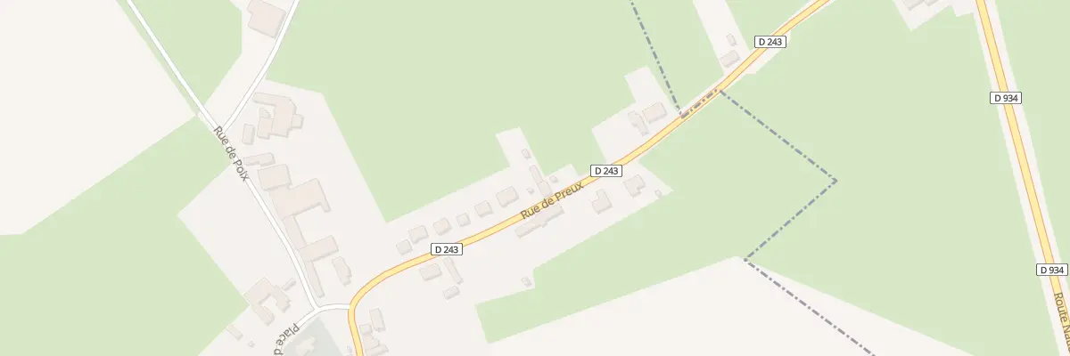 Plan du 7 Rue de Preux à Robersart