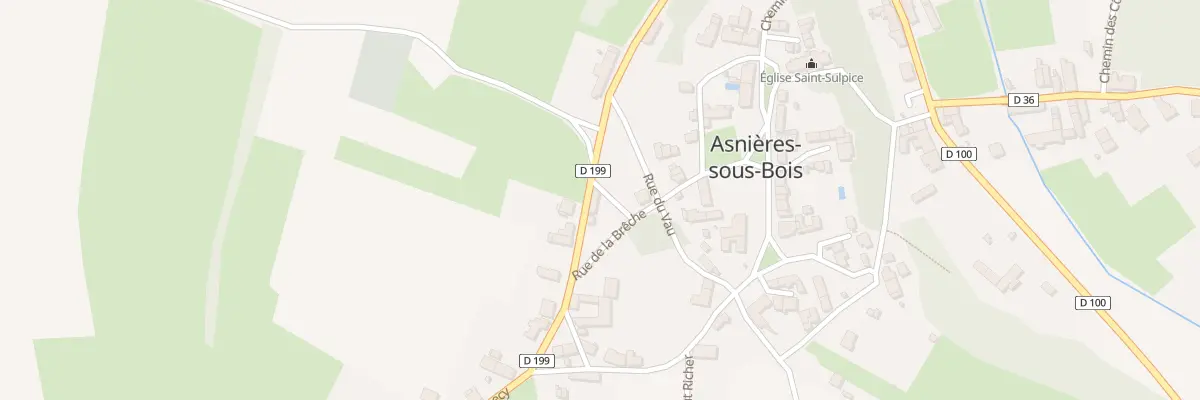 Plan du 23 Rte de Clamecy à Asnières-sous-Bois