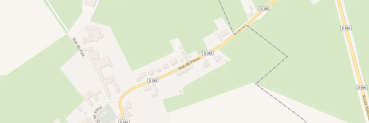 Plan du 5 Rue de Preux à Robersart