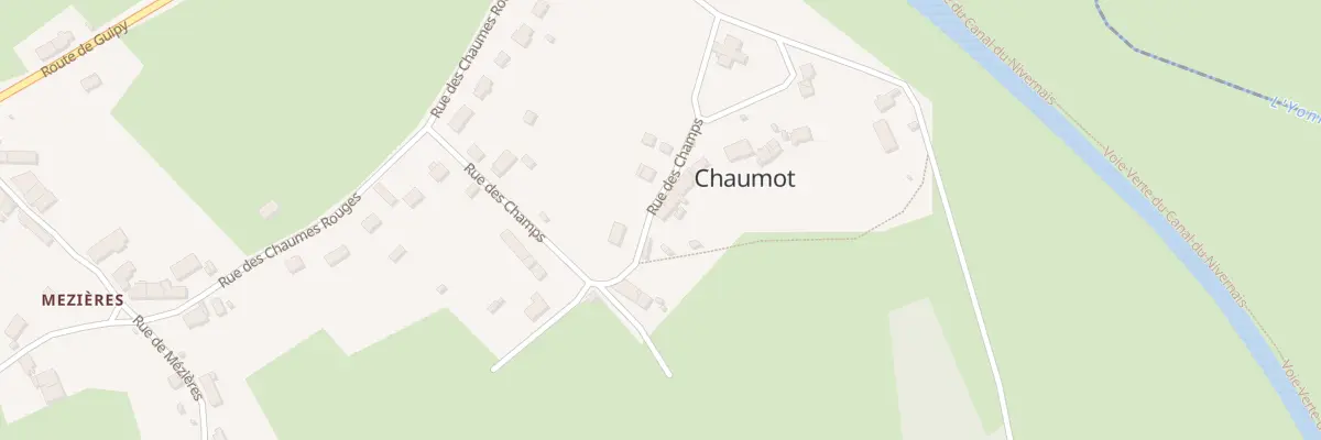 Plan du 5 Rue des Champs à Chaumot
