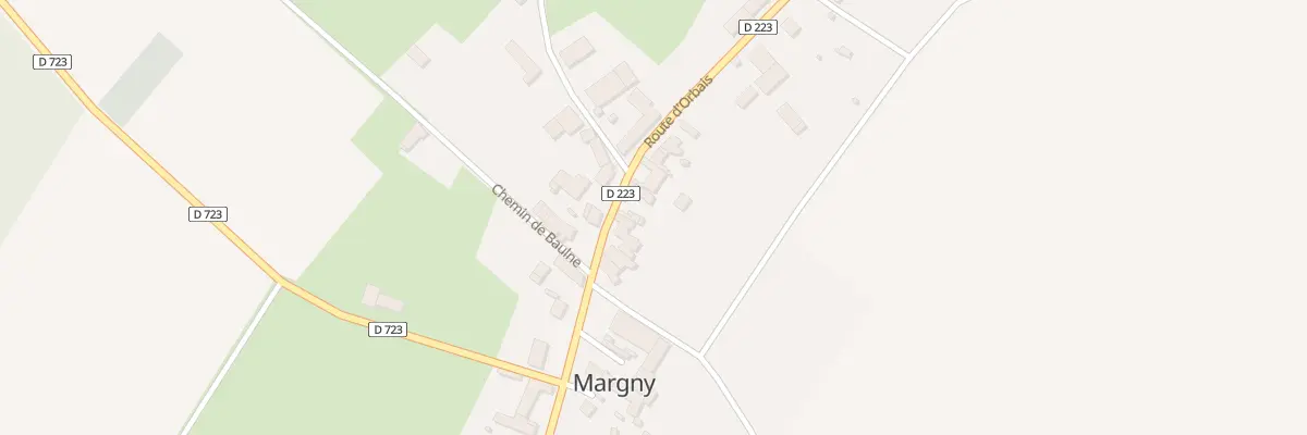Plan du 10 Rte d’Orbais à Margny