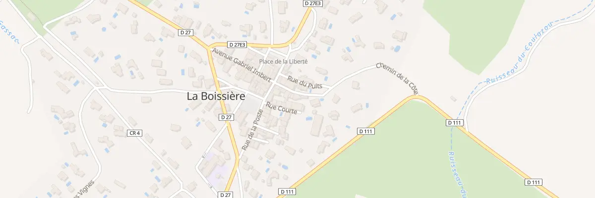 Plan du 12 Av Marius Redonnel à La Boissière