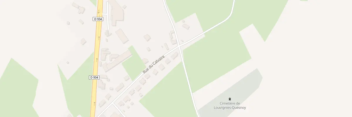 Plan du 22 Rue du Calvaire à Louvignies-Quesnoy