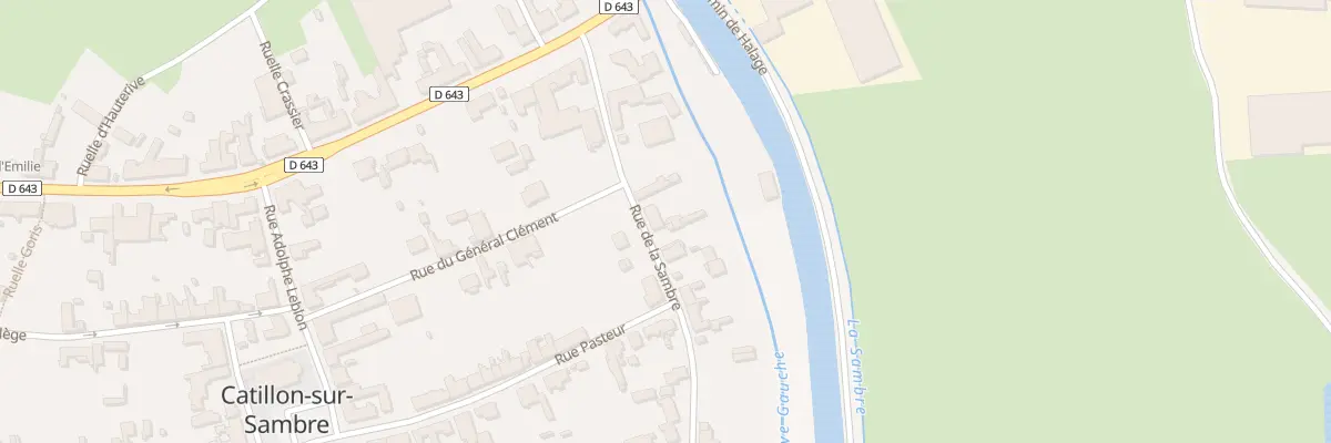 Plan du 8 Rue de la Sambre à Catillon-sur-Sambre